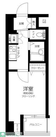 ドルチェ日本橋・キャナルシティーの物件間取画像